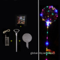 Happy Anniversary Foil Balloon led light up helium pvc clear inflatable balloon Factory